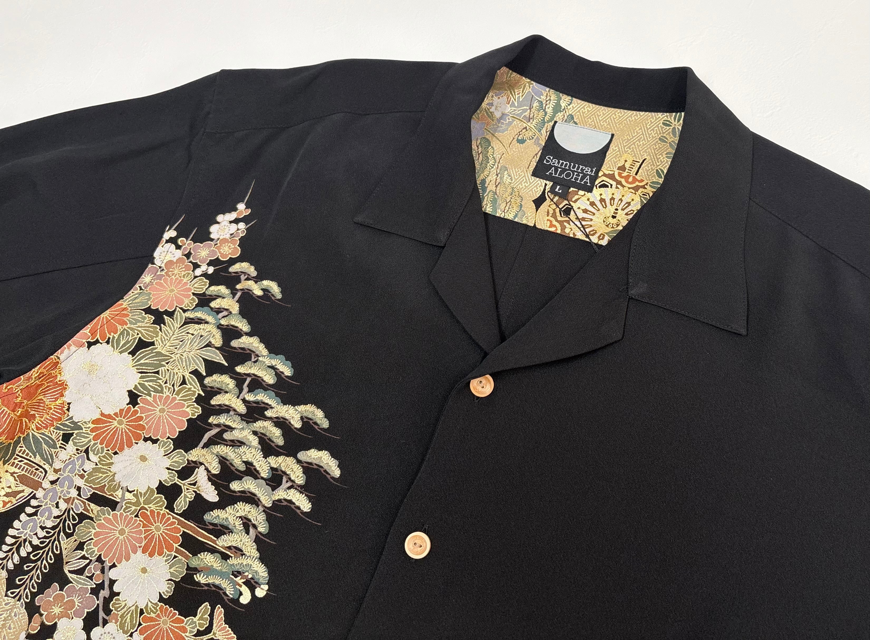 サムライアロハ(長袖) Silk_L 22631045 | SAMURAI ALOHA
