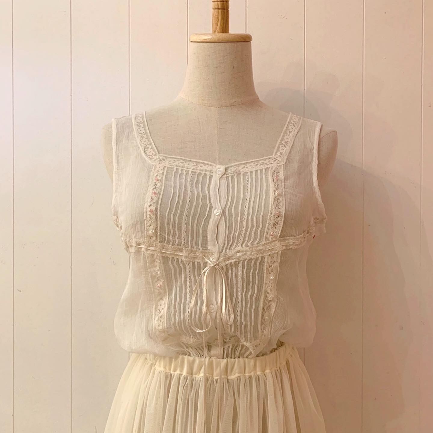 remake : morse signal from the left sheer dress