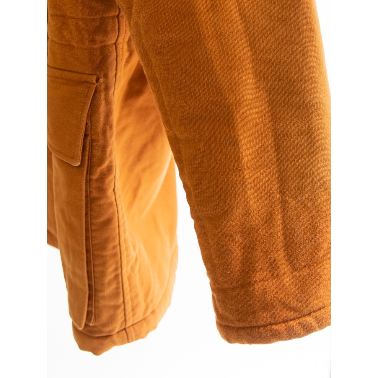 【I.S. ISSEY MIYAKE】Made in Japan 100% Cotton Hooded Coat(アイエス イッセイミヤケ 日本製コットンフードコート 裏ボア)