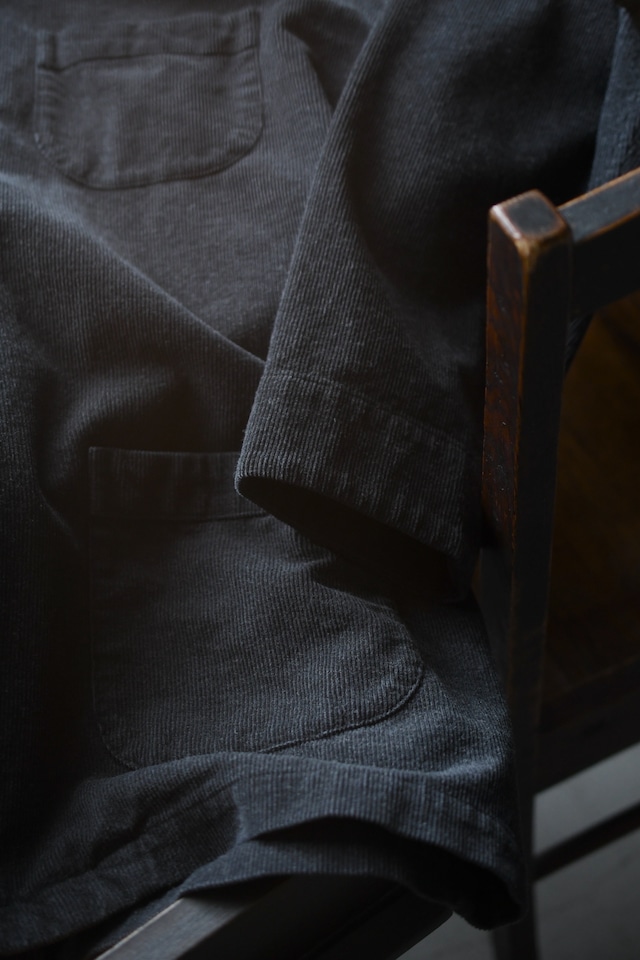 Cale / Stone Washed Corduroy Jacket (Charcoal)