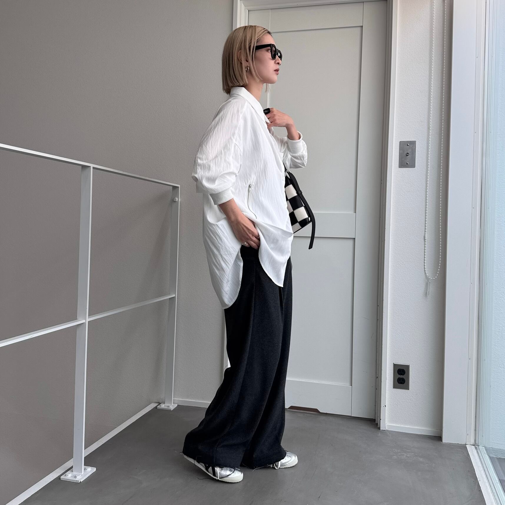 zipデザインオーバーSH/オフホワイト | CFT.