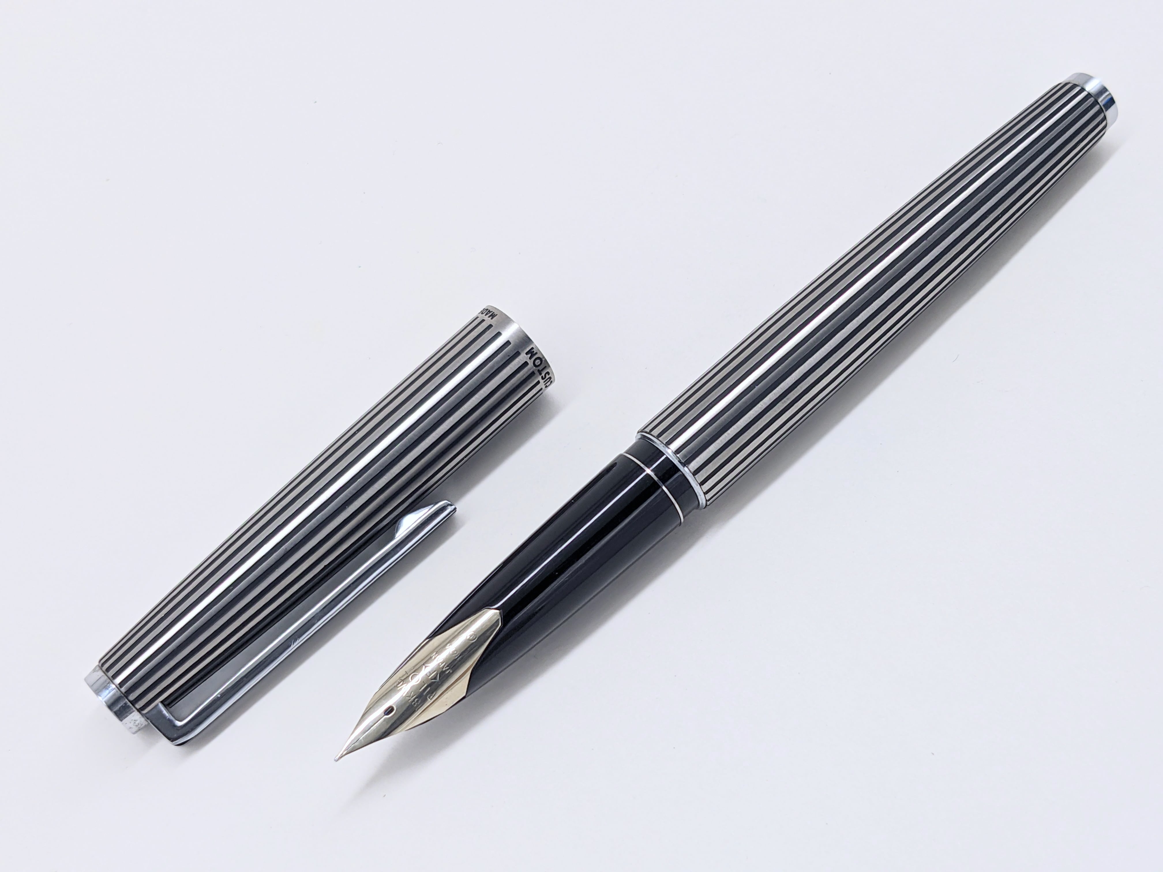 PILOT パイロット万年筆　スターリングシルバー　14K ＜Ｆ＞1979年製 50d42a3840aec3db23fc89aadb455f