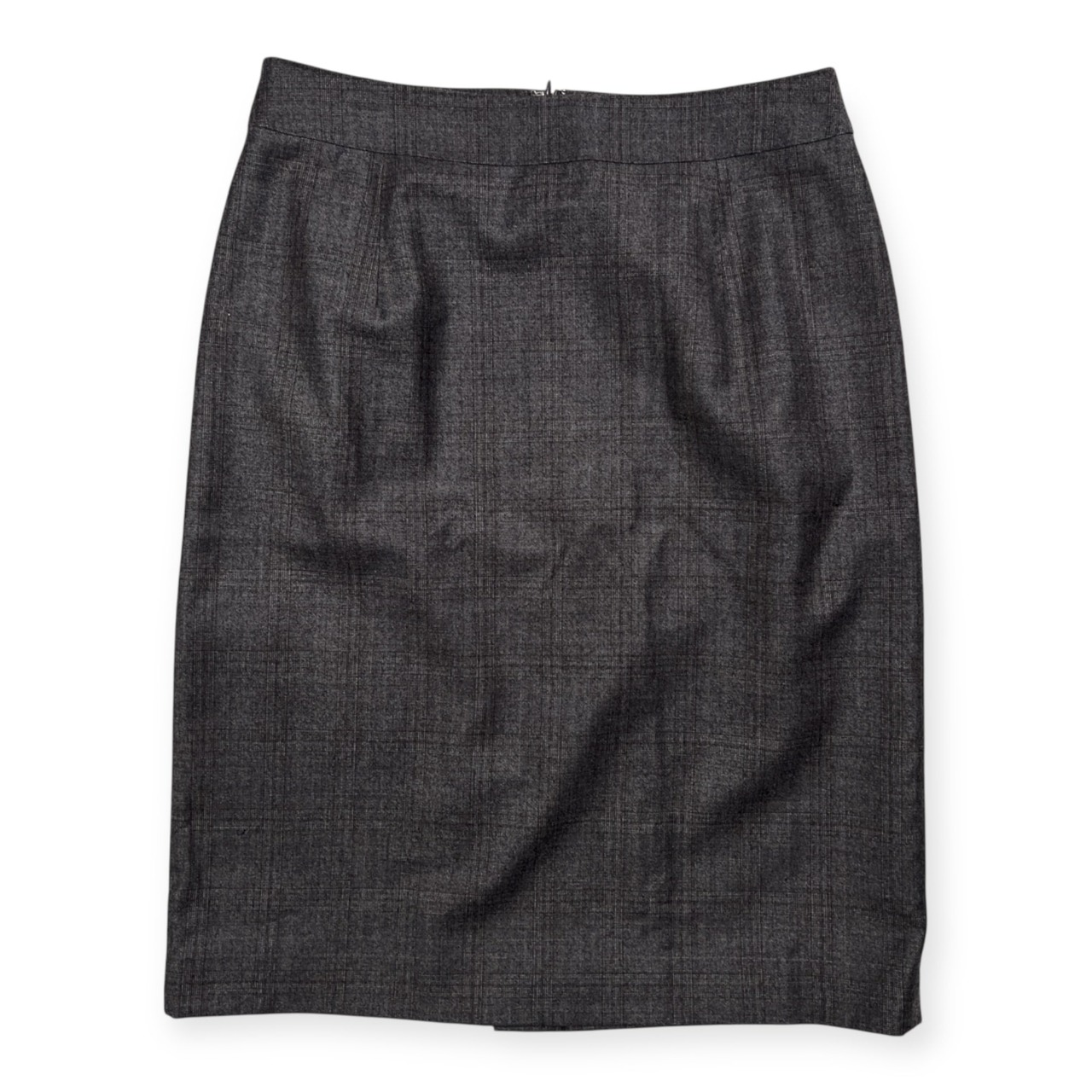 THE SUIT COMPANY she REDA SUPER110's チェック スカート スーツ サイズ (上)38 / (下)40 /グレー系/レディース