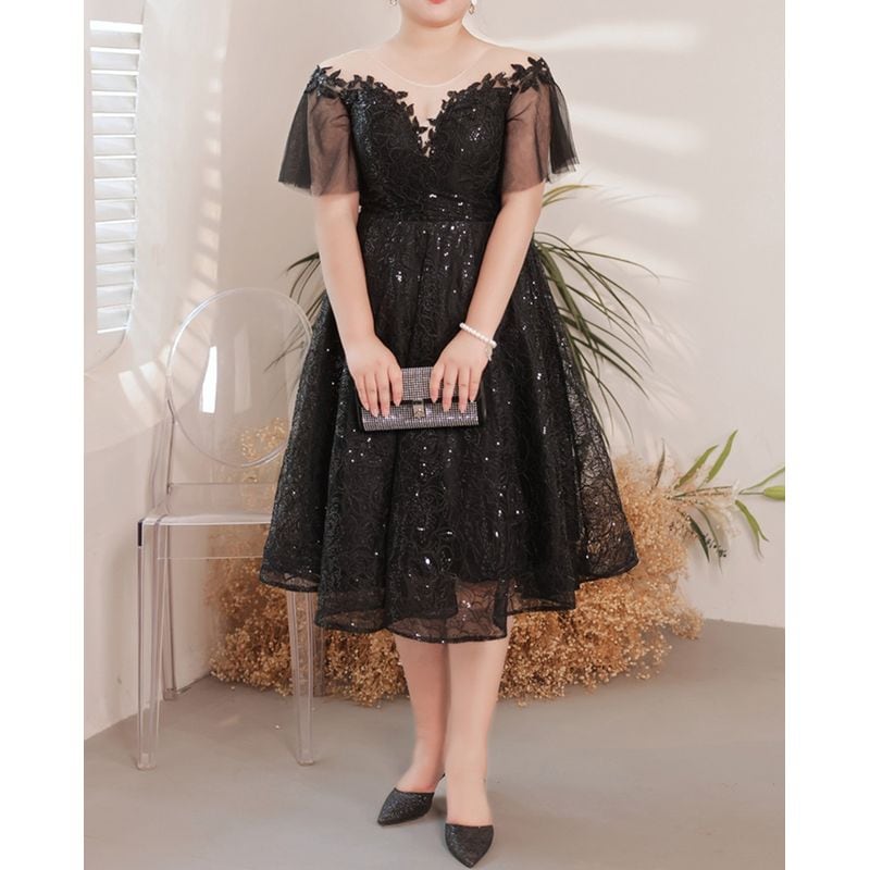 ドレス はなsama XSサイズあり】トリプルミニリボンスパンコールセットアップキャバ