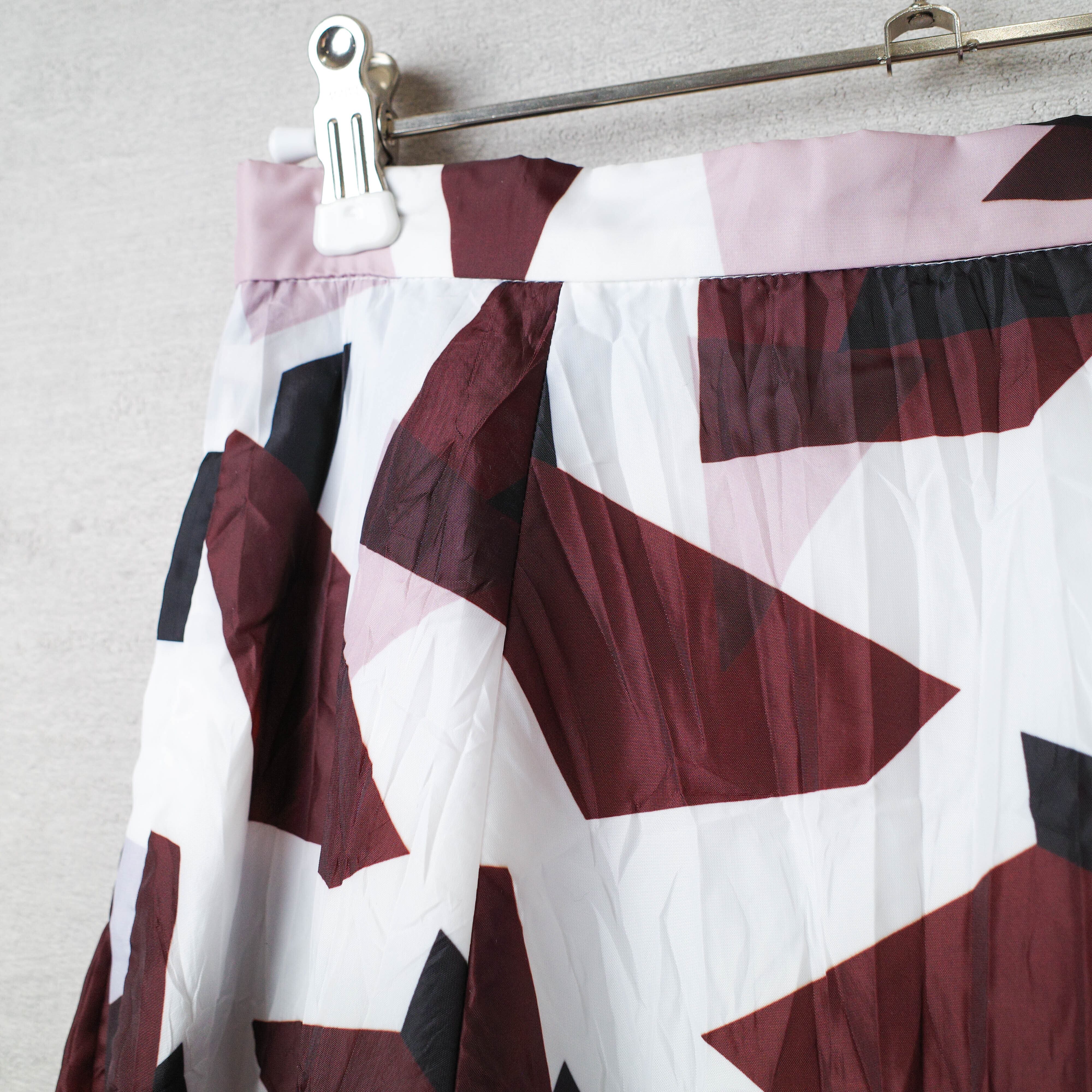 [NEW] RIM･ARK	GEOMETRY PRINT FLARE SKIRT 460BAL31-0160