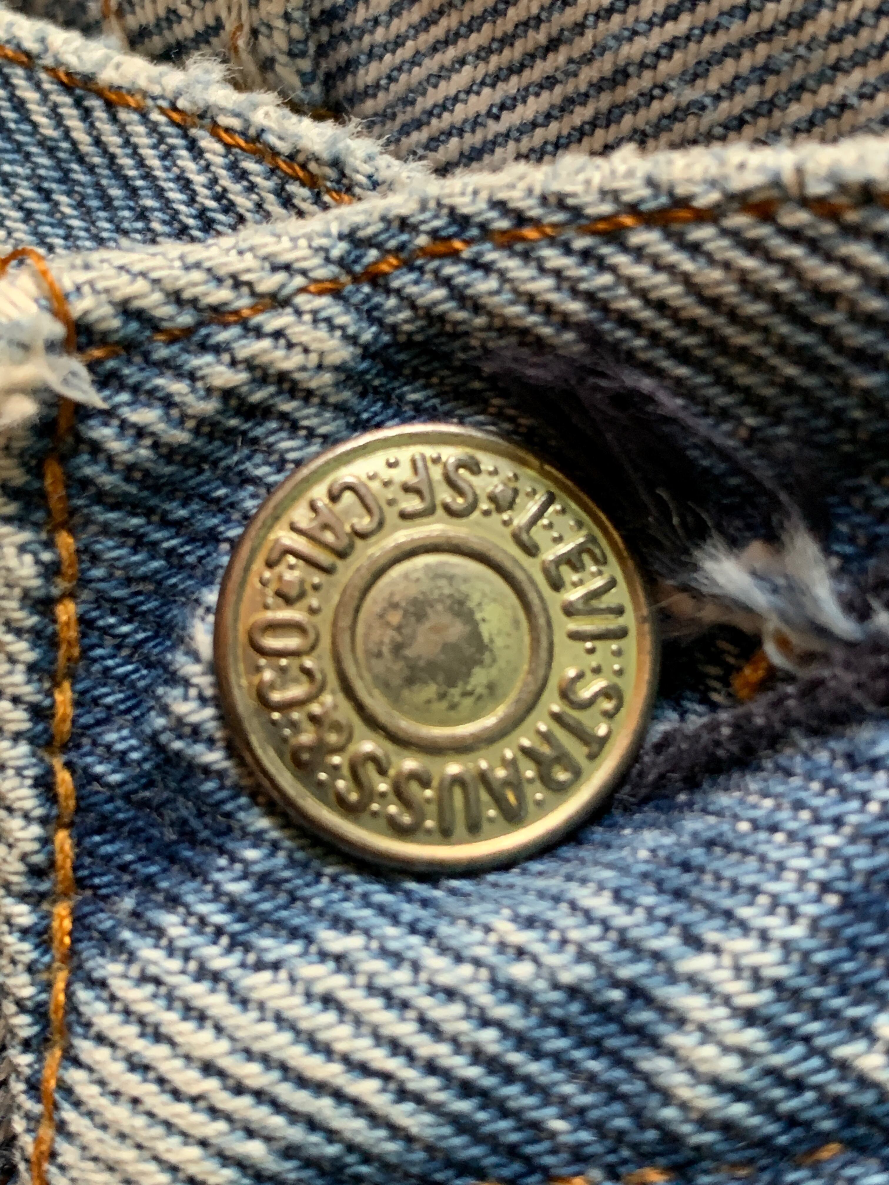 80's Levi's 501 デニムパンツ 赤耳 ボタン裏524 実寸(30.5x33)