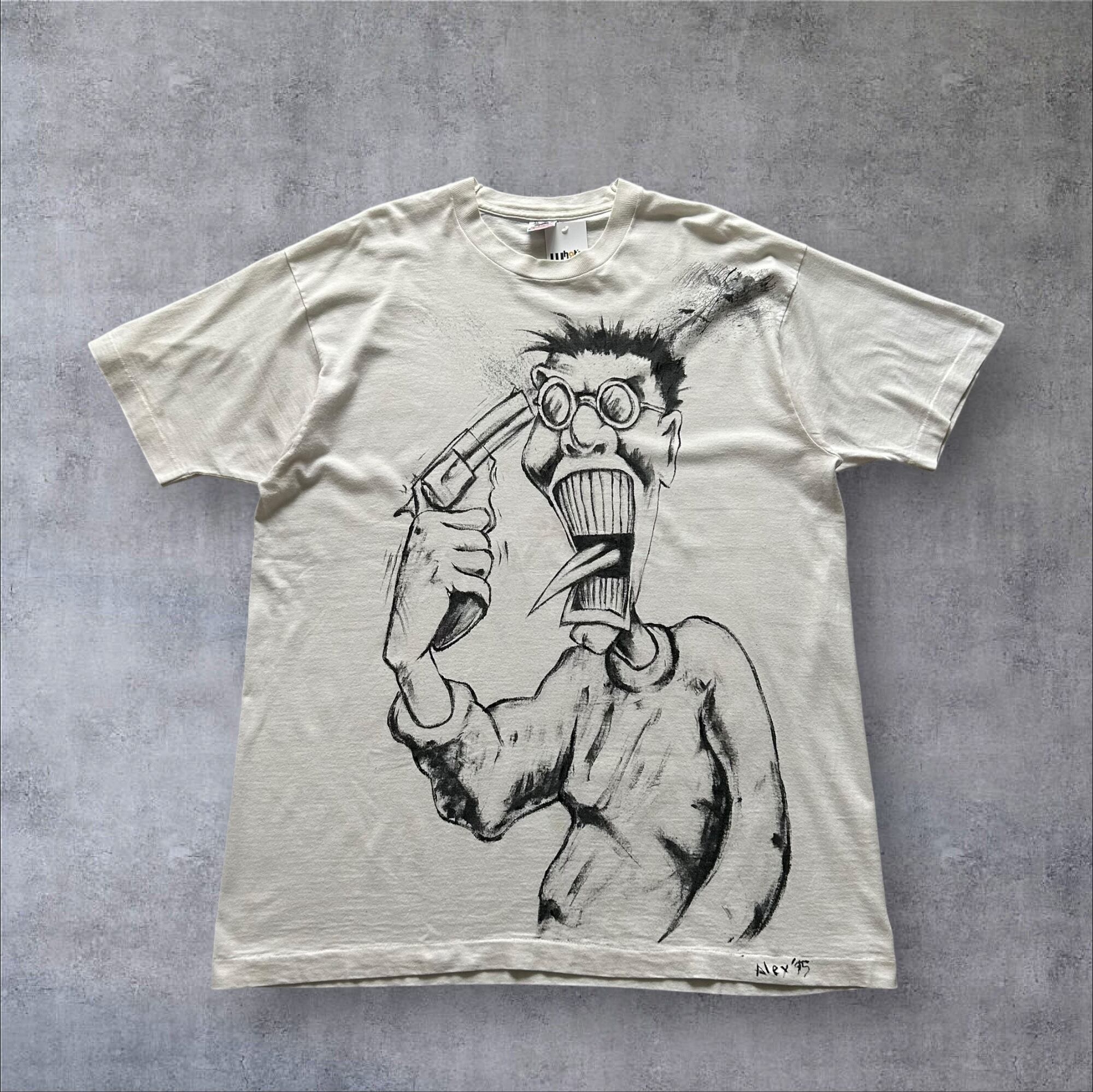 1995s Hand Paint "The Offspring Parody(?)" T-shirt【高円寺店】