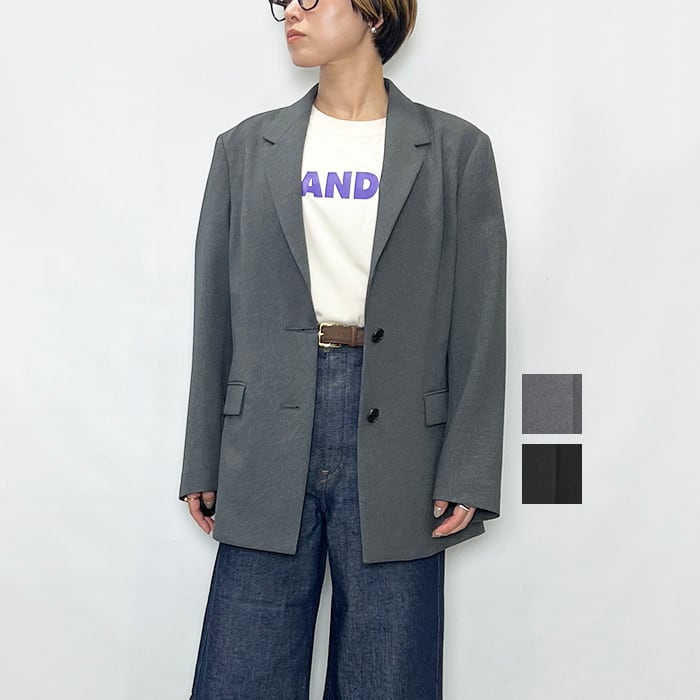 BECKY 黒白マーブルメタル系テーラードジャケット Mサイズ TIAMO YOKO SAKAMOTO / TRACK JACKET – web-inter