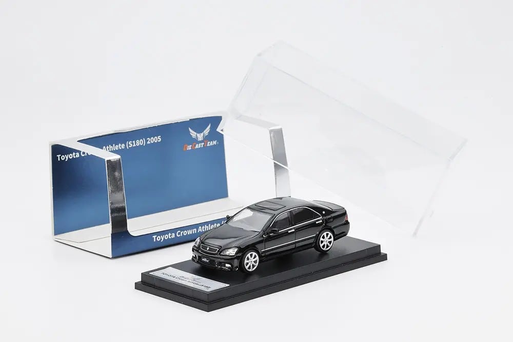 ダイキャストチーム 1/64 トヨタ クラウン アスリート (S180) 2005 ブラック