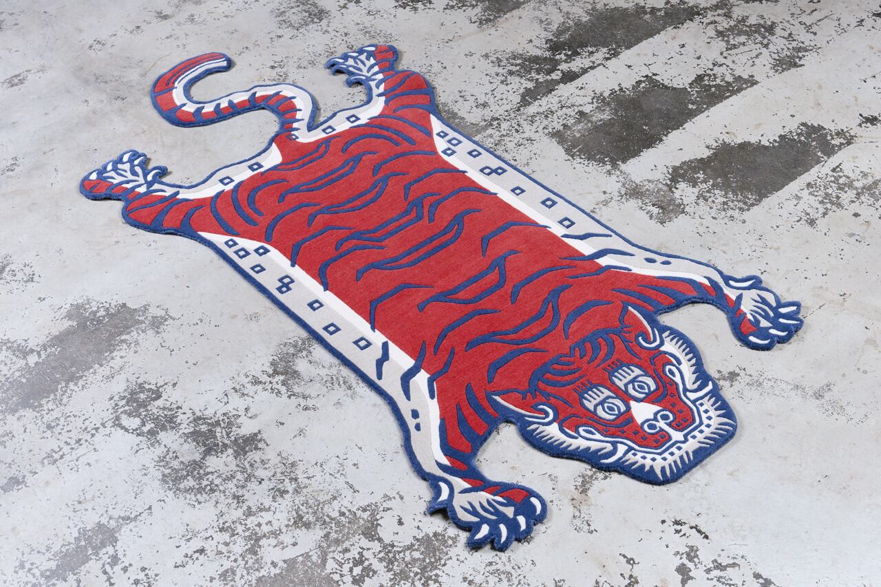 Tibetan Tiger Rug 《Lサイズ•ウール・オリジナル3・ブレイブリーオブ