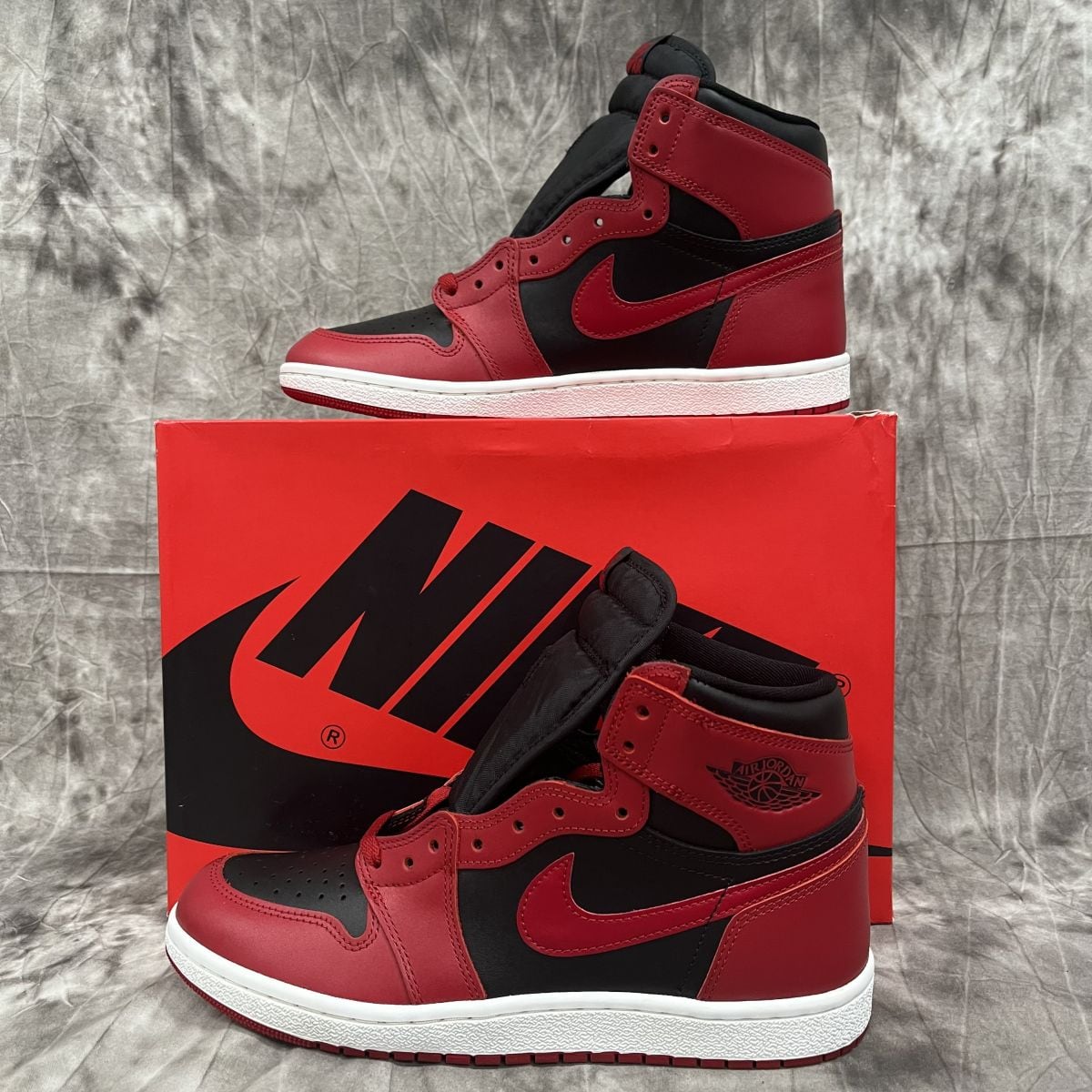 NIKE ナイキ AIR JORDAN 1 HI 85 VARSITY RED エアジョーダン1 バーシティレッド ハイカットスニーカー ブラック/レッド US10/28cm BQ4422-600