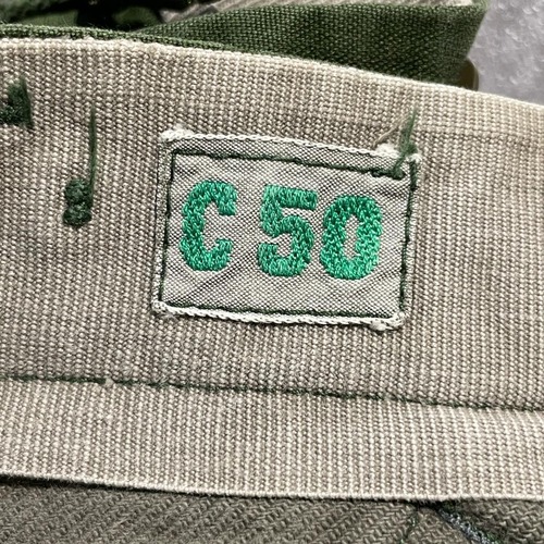 60s スウェーデン軍 実物 M-59 フィールドパンツ C50 w29 詳細写真11