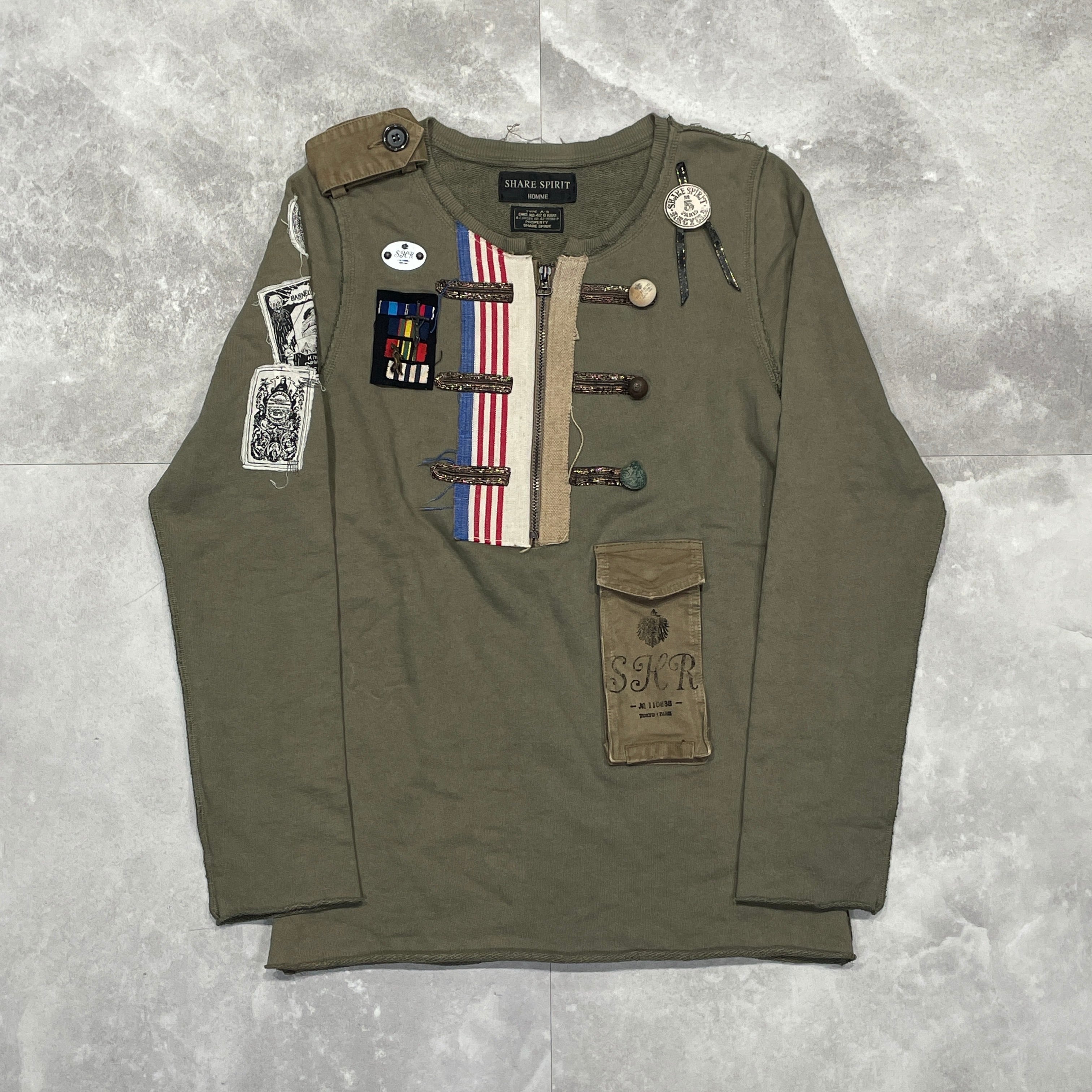 share spirit シェアスピリット ハラコボンバージャケット 発し ケムリ 