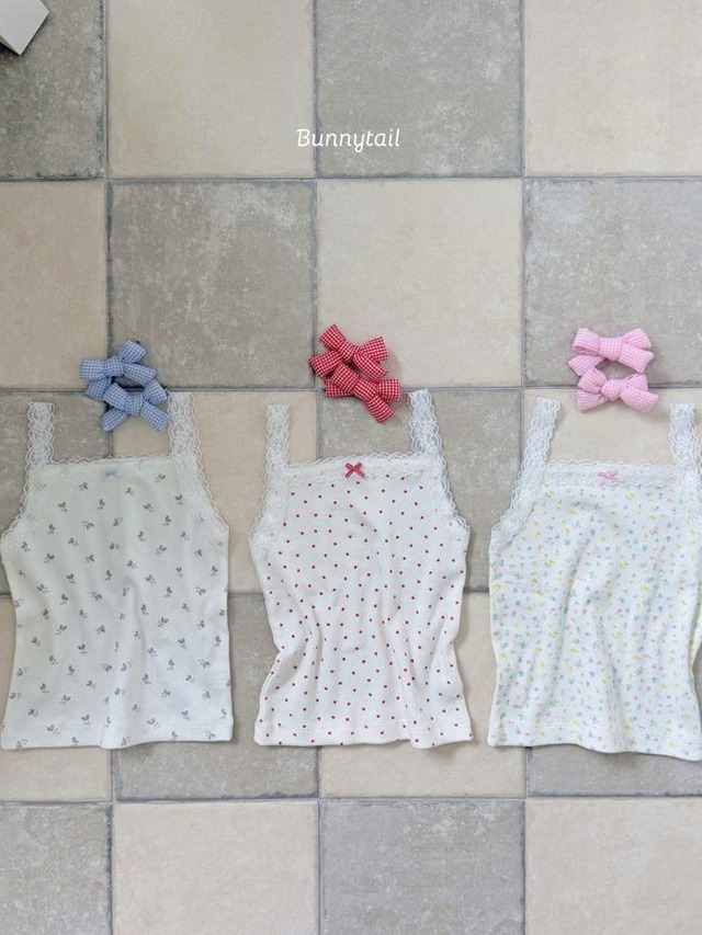【取寄】bunnytail｜petit lace tee｜プチレースT｜S-XXL｜kids｜26 summer 2nd