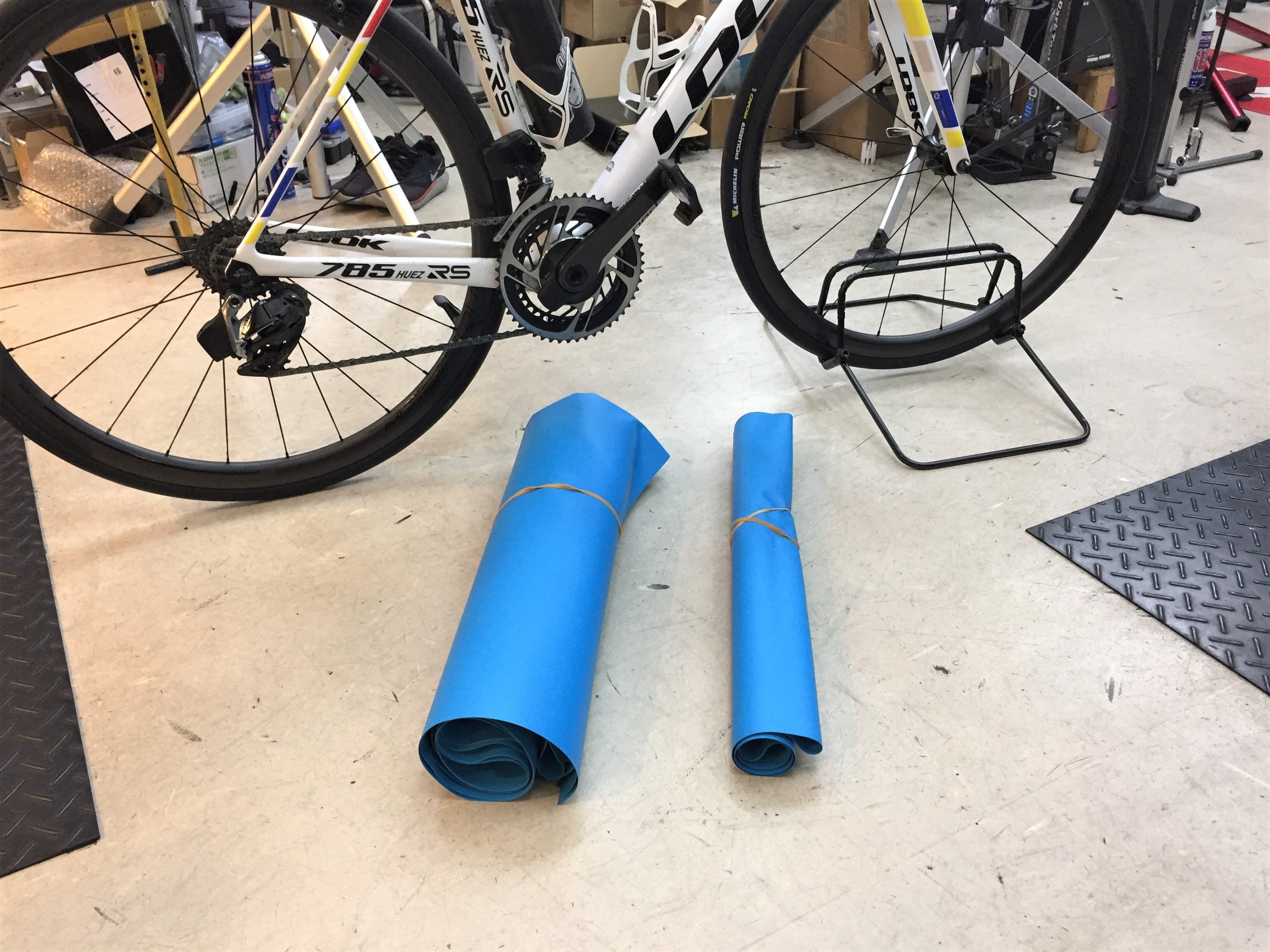 バイクメンテナンス用 作業シート ハーフサイズ2mx0.6m なるしま
