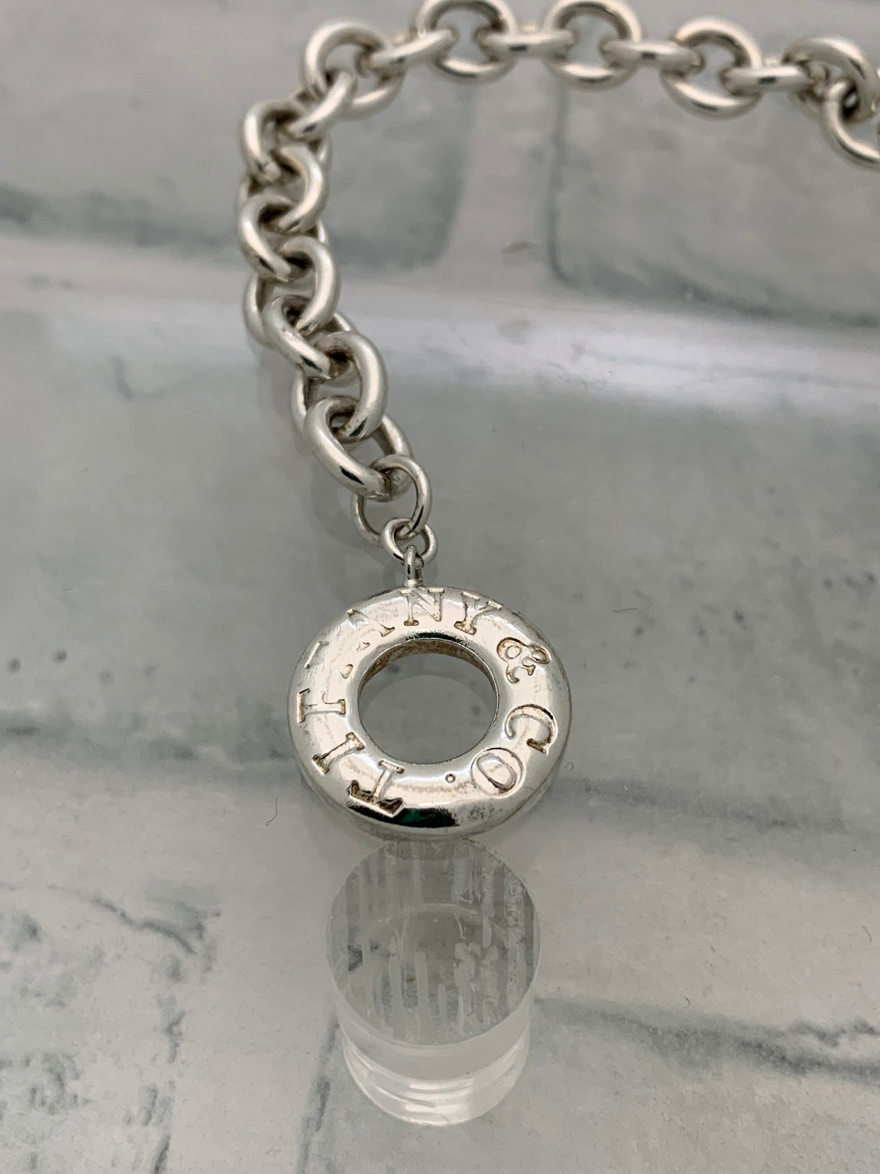 美品 オールドティファニー TIFFANY Tバー リンクチェーン 美品 オールドティファニー TIFFANY Tバー リンクチェーン