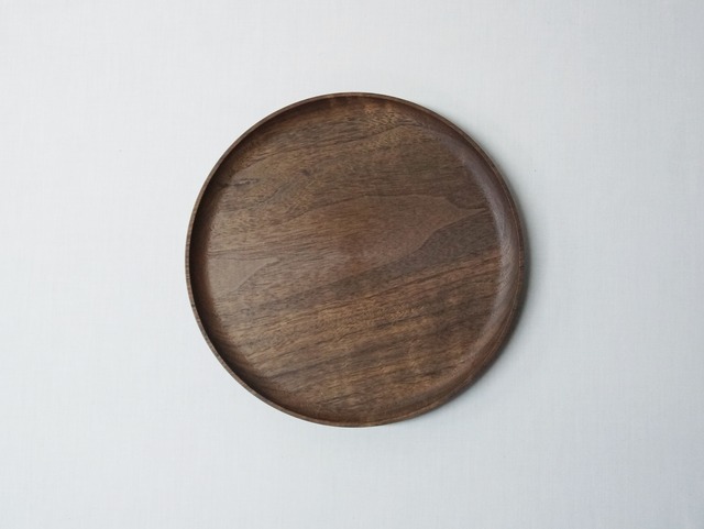 木皿（大）STK0111    large  wooden plate （Walnut）