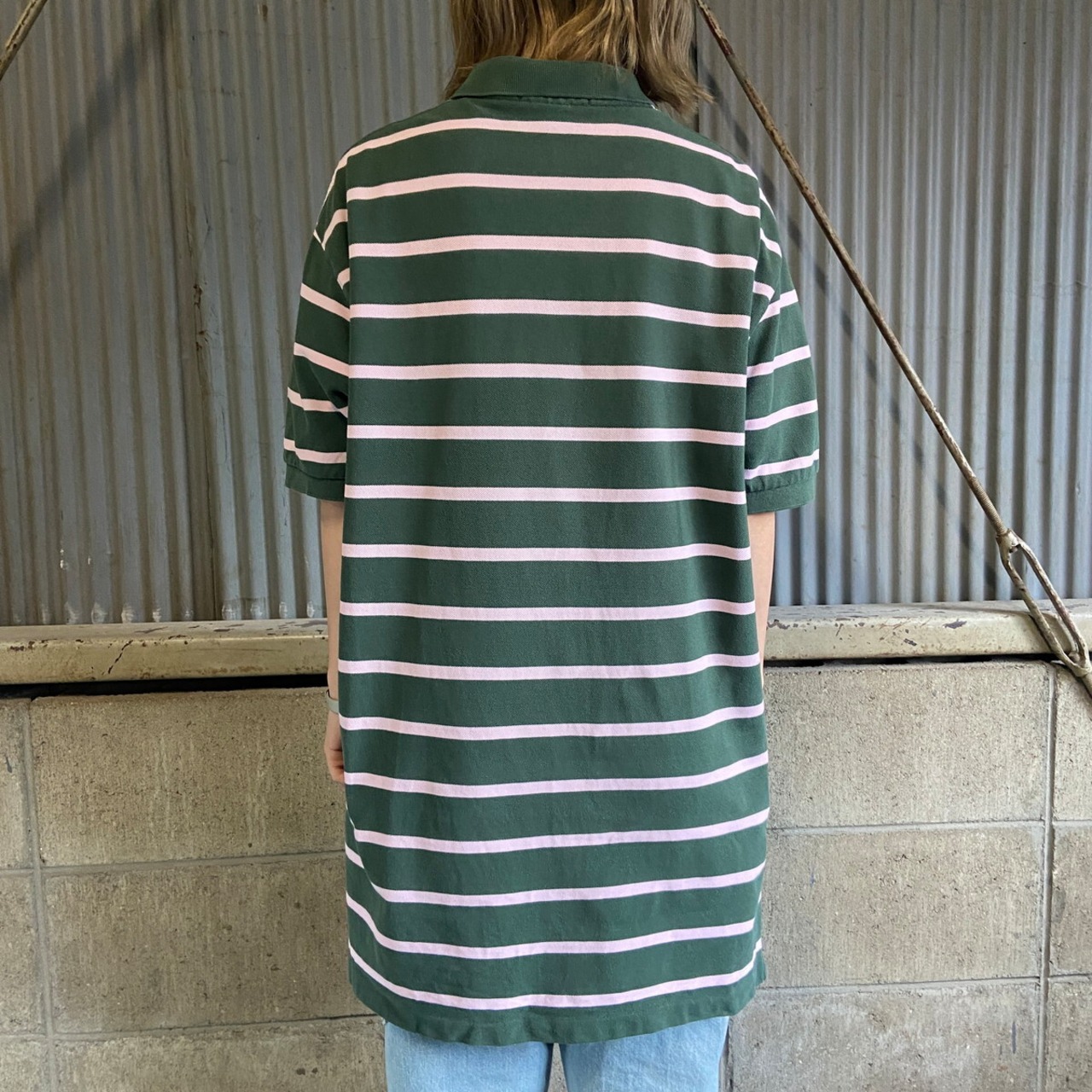 Polo by Ralph Lauren オールドラルフローレン ボーダー柄 鹿の子 