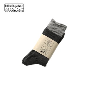 BROWN by 2-tacs    LINEN SUMMER SOCKS Dry for Peace