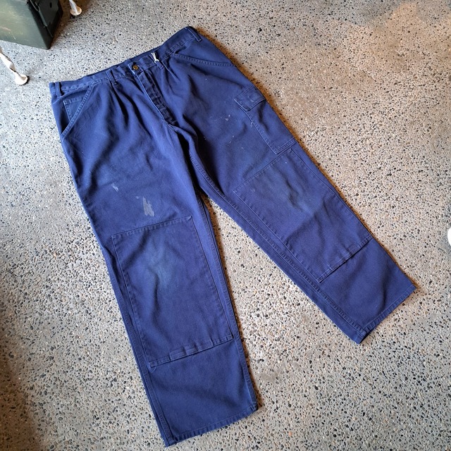 ヨーロッパ製 ダブルニーカーゴワークパンツ used [403087]