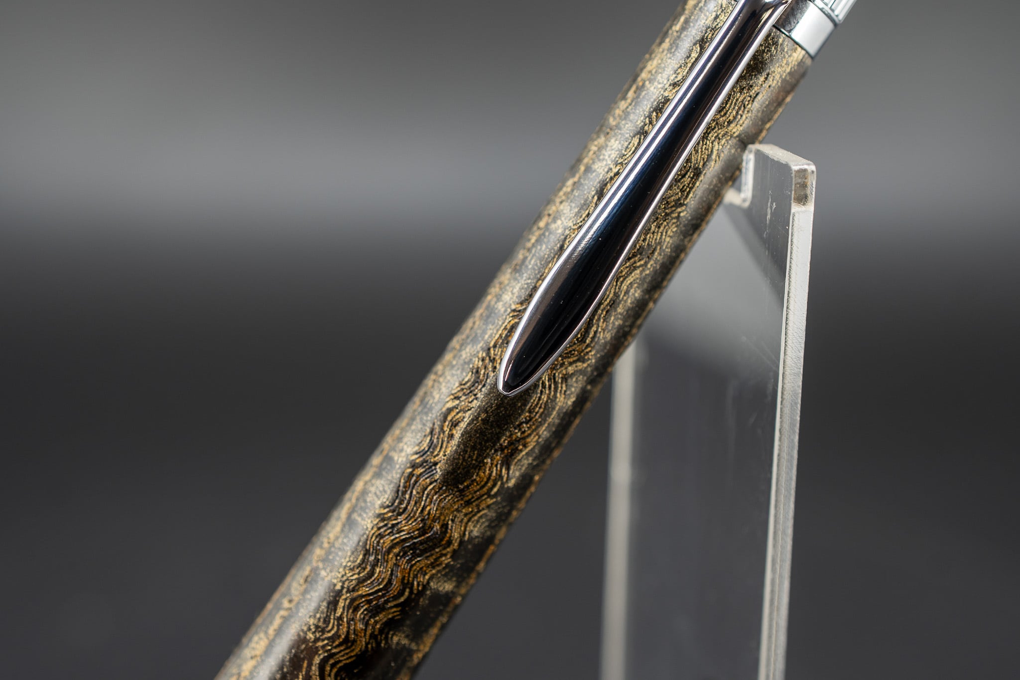 【 地と灰の銘木 】神代タモ 浮造 国産拭き漆 silver BP