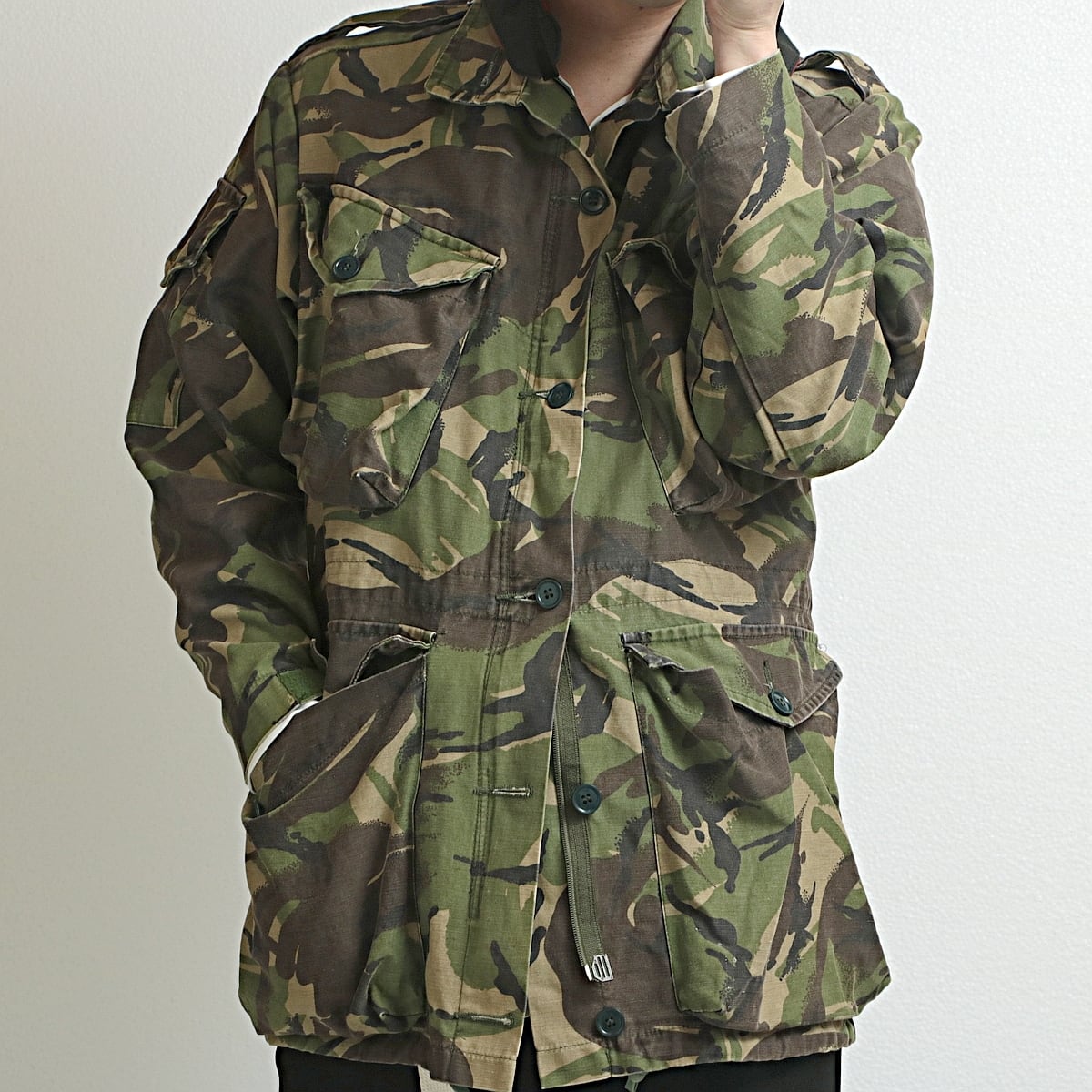 99s イギリス軍 DPM 迷彩 ミリタリー スモック コンバット ジャケット 古着 used