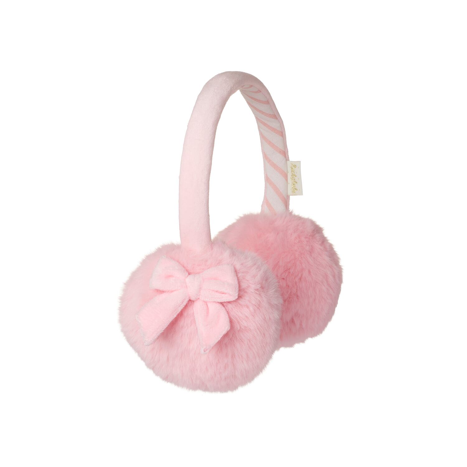 E2683P:Pretty in Pink Bow Earmuffs-PINK
