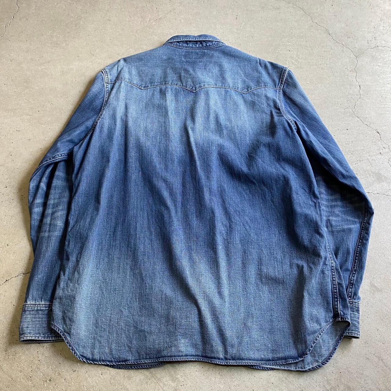 RRL ダブルアールエル Ralph Lauren ラルフローレン 長袖 デニム 