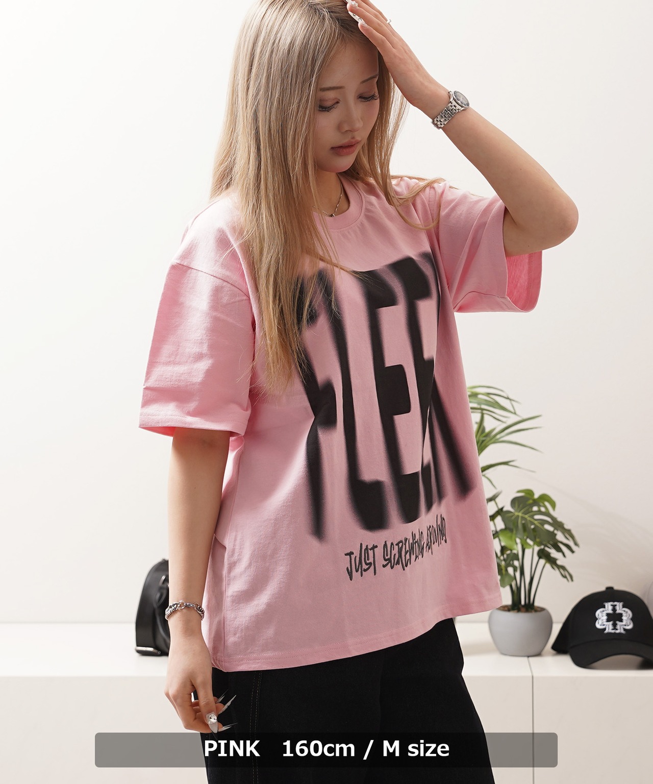 ◆ぼかしロゴプリント S/S Tee◆ng-95226
