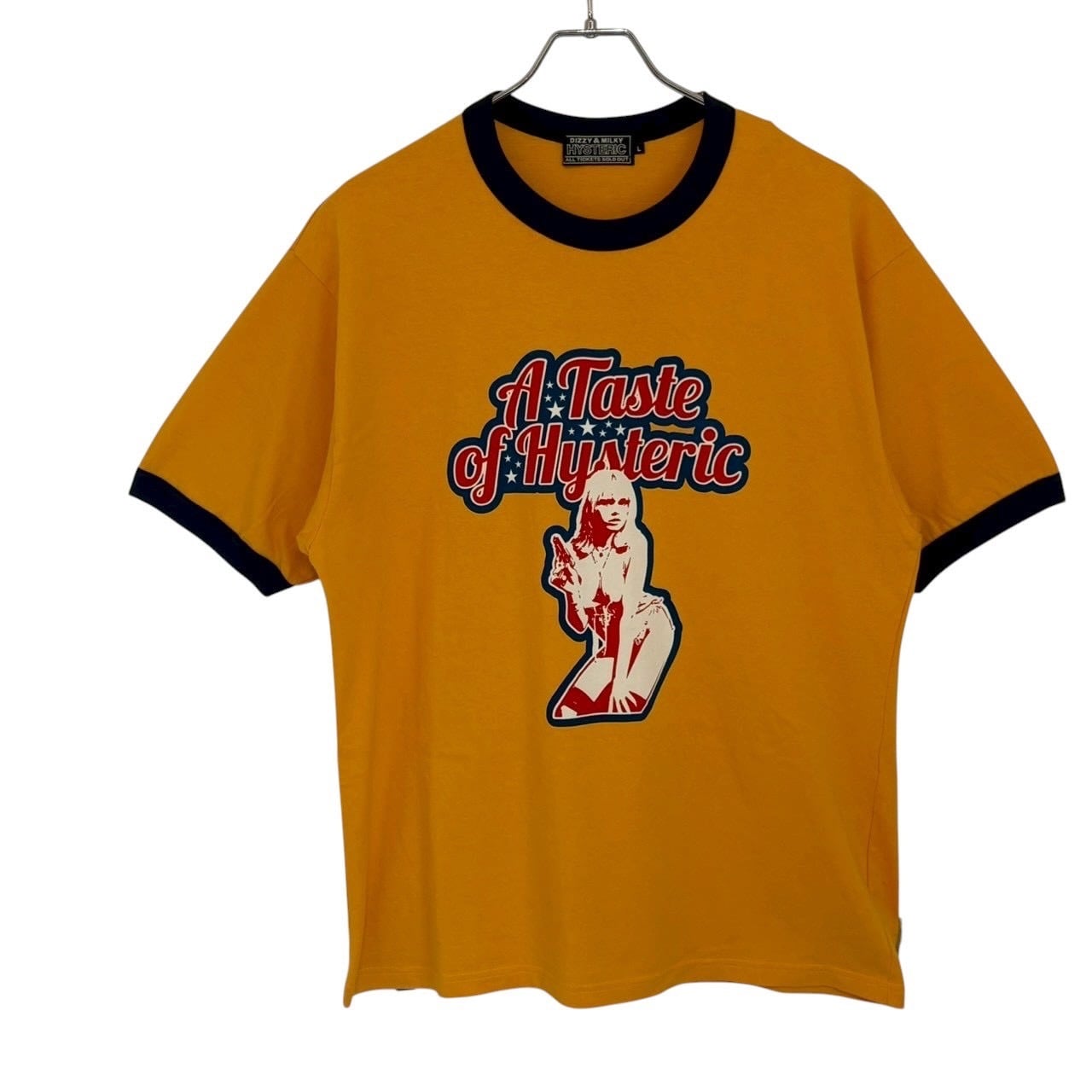 HYSTERIC GLAMOUR ヒステリックグラマー Tシャツ L リンガー センター