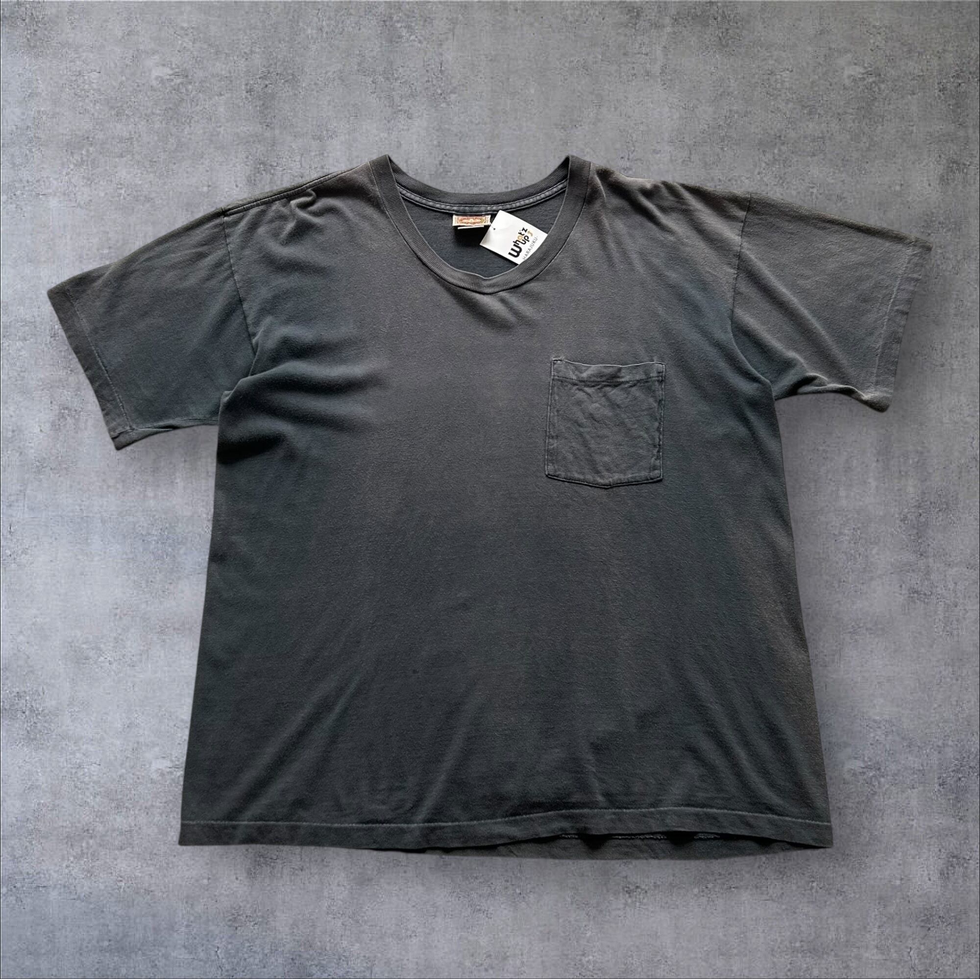 〜1980s BANANB REPUBLIC Pocket T-shirt "Black"【高円寺店】