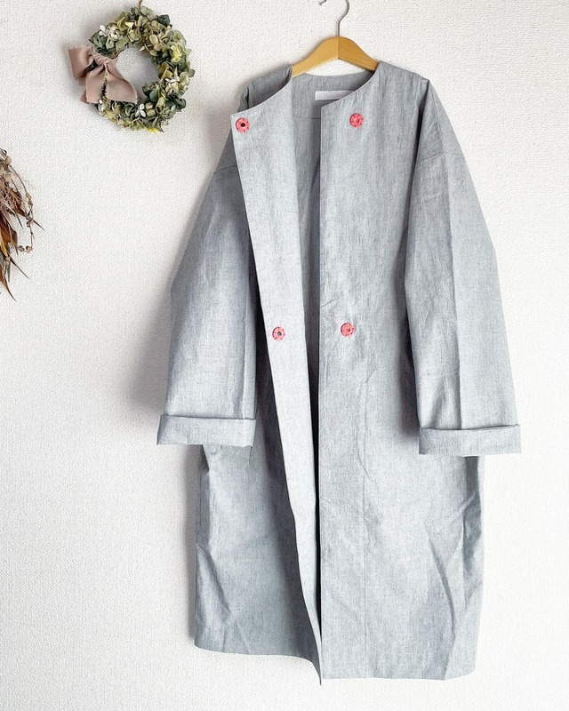 バフクロス　HAORI   gray