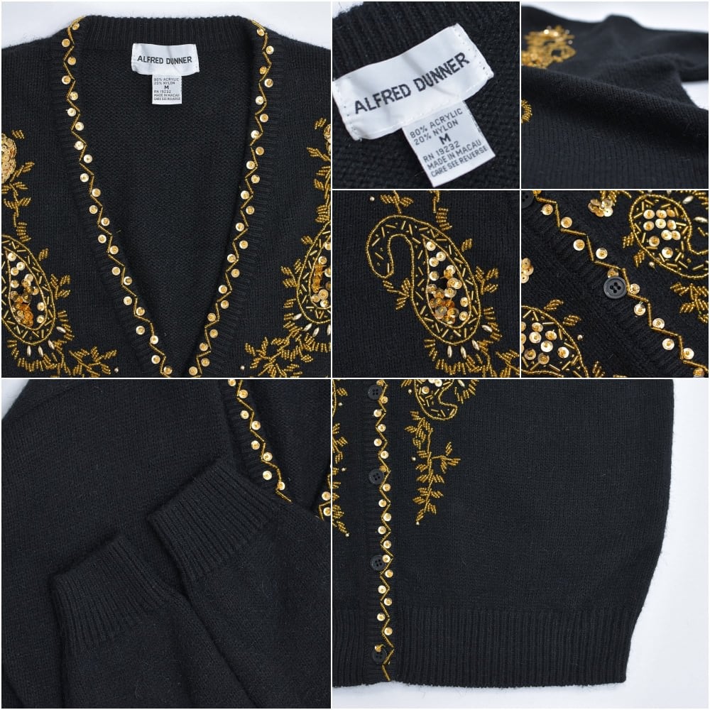 80～90s ALFRED DUNNER アルフレッド・ダナーデコレーション刺繍