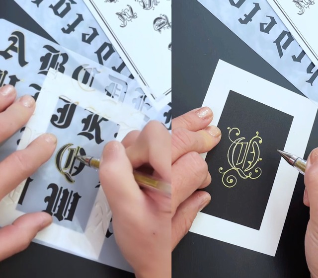 アルファベットデコレーションシート