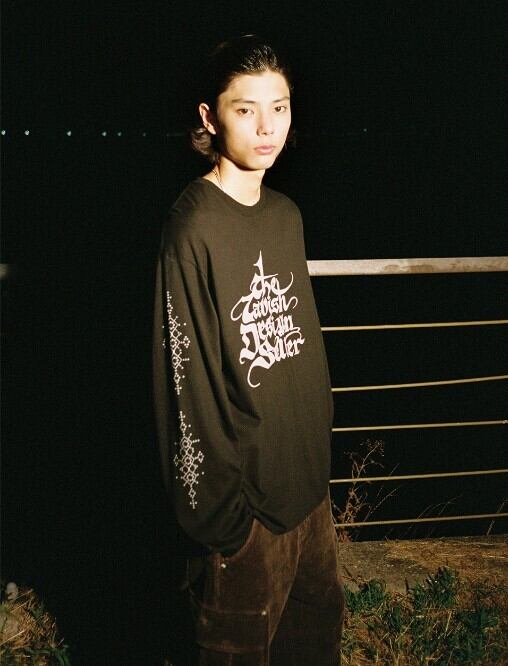 ☆ENHYPEN ニキ 着用!!【CAVISH】EMPIRE LS TEE BLACK | もごつ ☆ENHYPEN ニキ 着用!!【CAVISH】EMPIRE LS TEE BLACK | もごつ