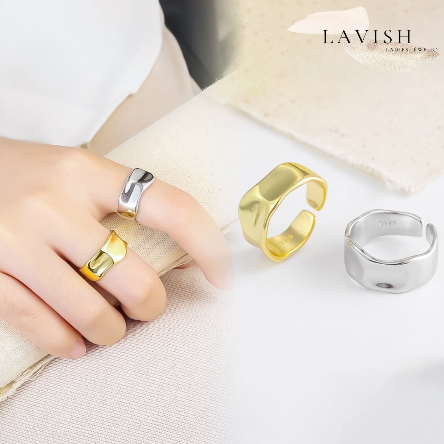 オープンプレート リング レディース 指輪 ring