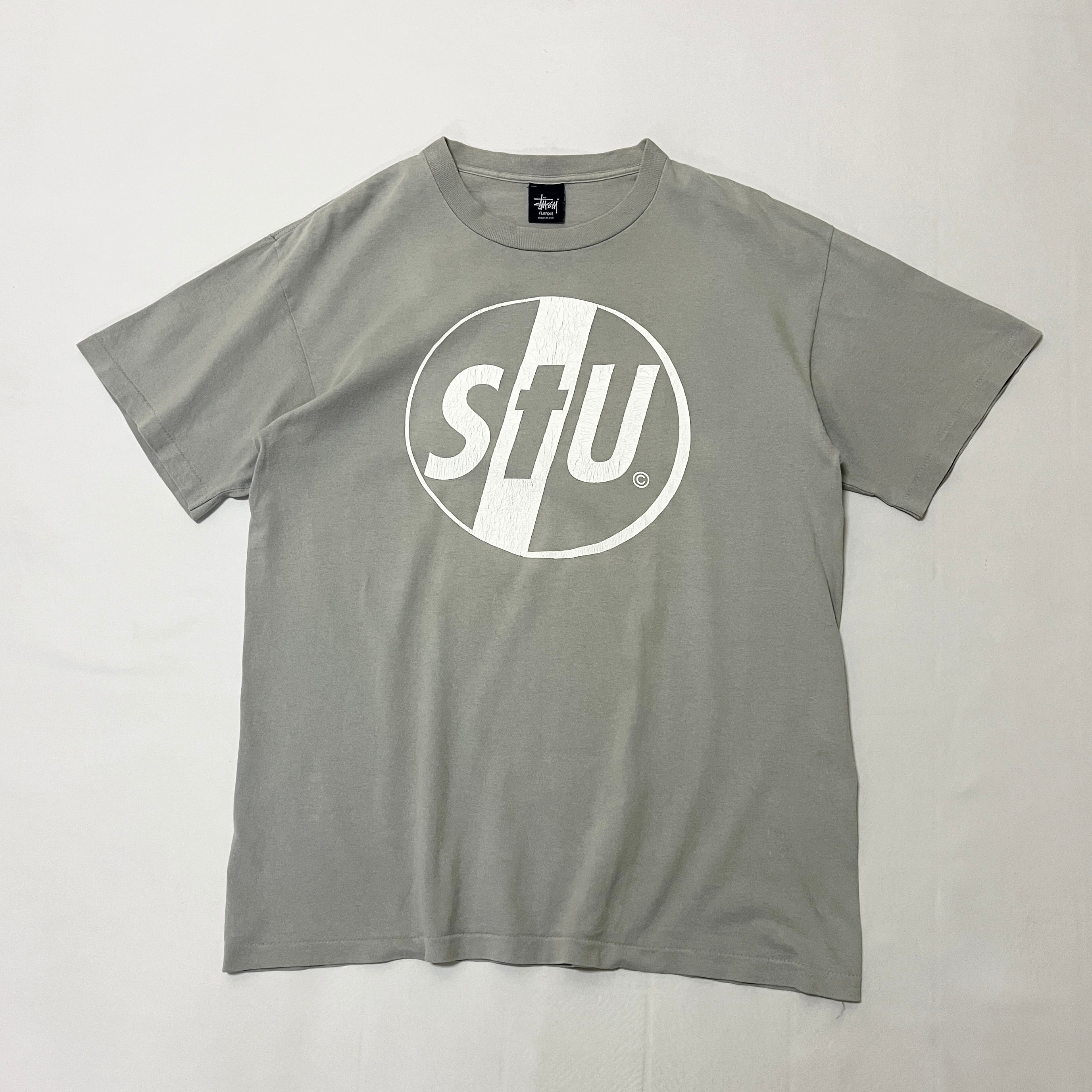 90s USA製 OLD STUSSY PiL パロディロゴデザイン Tシャツ ステューシー