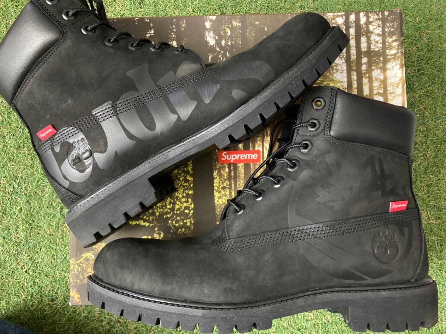 Supreme × TIMBERLAND BIG LOGO 6-INCH PREMIUM BOOT BLACK 28㎝ 47280 | BRAND  BUYERS OSAKA