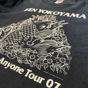 【anvil】バンドTシャツ KEN YOKOYAMA 2007 ツアーTシャツ ロックt 横山健 バックプリント US古着