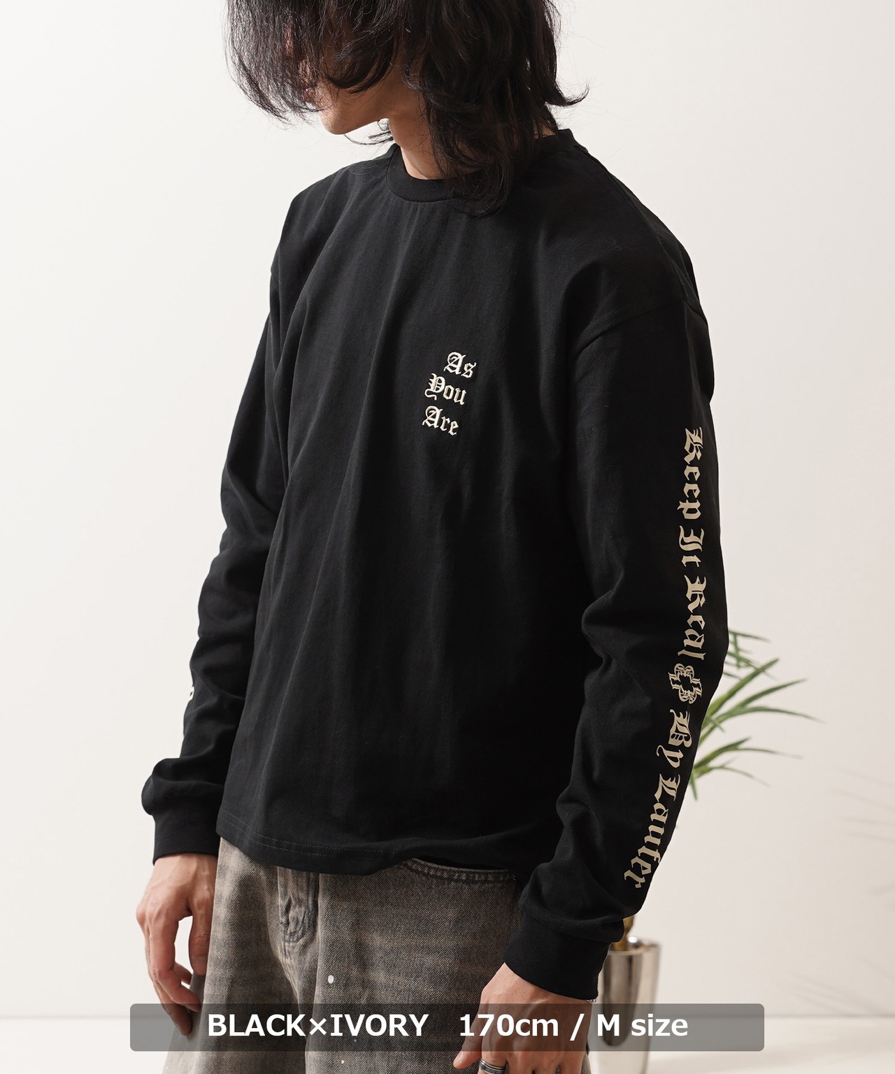◆As You Are  袖ロゴ L/S Tee◆lf-26003