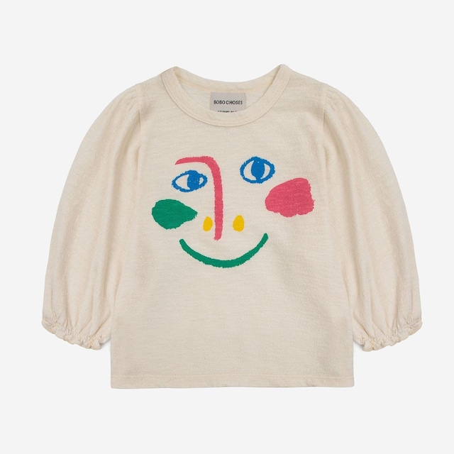 «即納» BOBO CHOSES Smiling Mask t-shirt