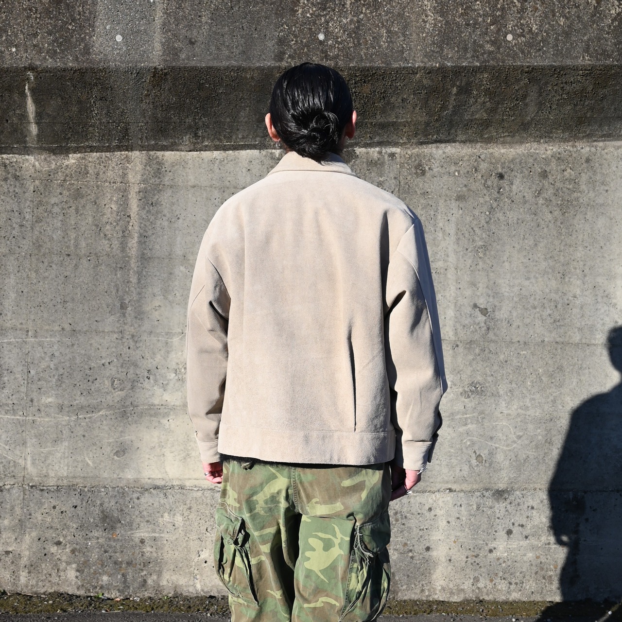 tangenet(タンジェネット)スエードレザージャケットstyle