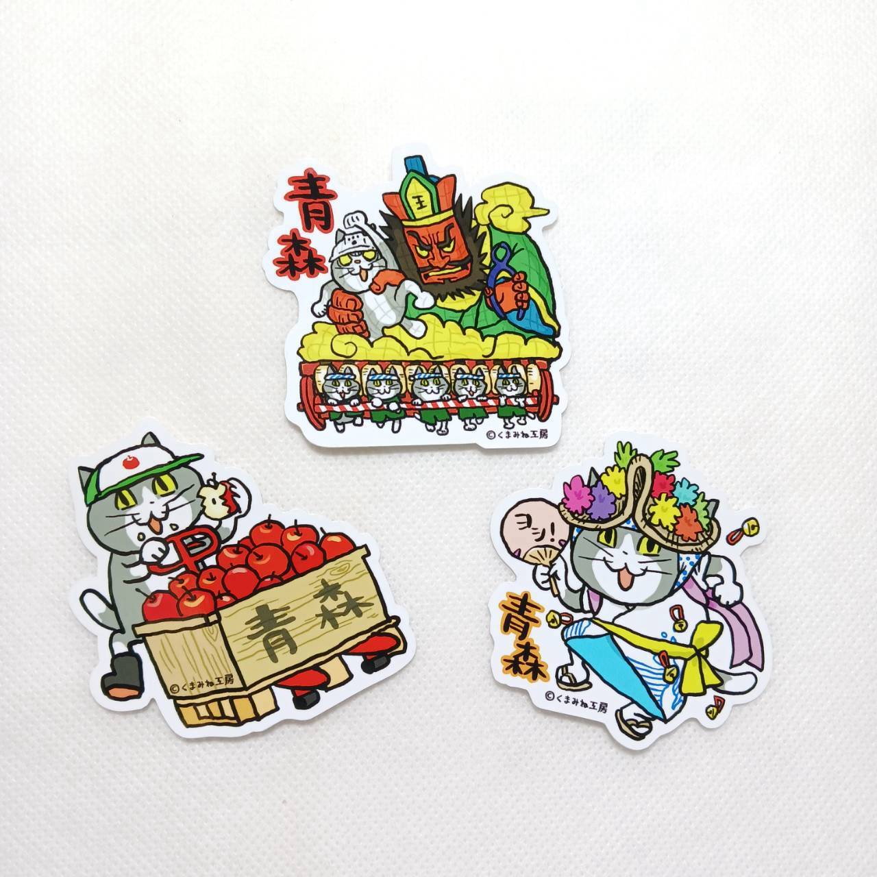 仕事猫青森 ステッカー | TORCH-Online Shop-