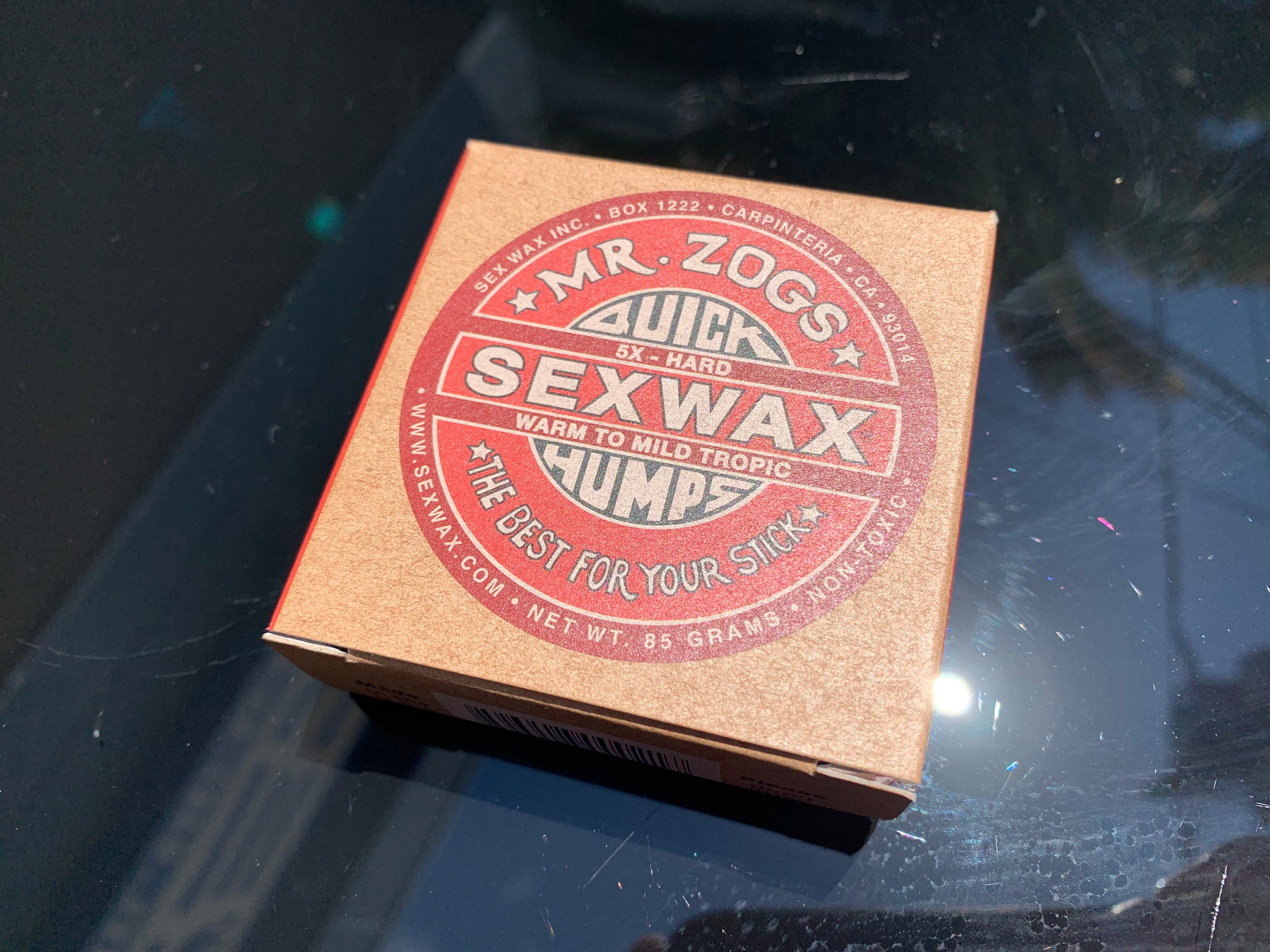SEX WAX QUICK HUMPS Beach Park Surf Shop