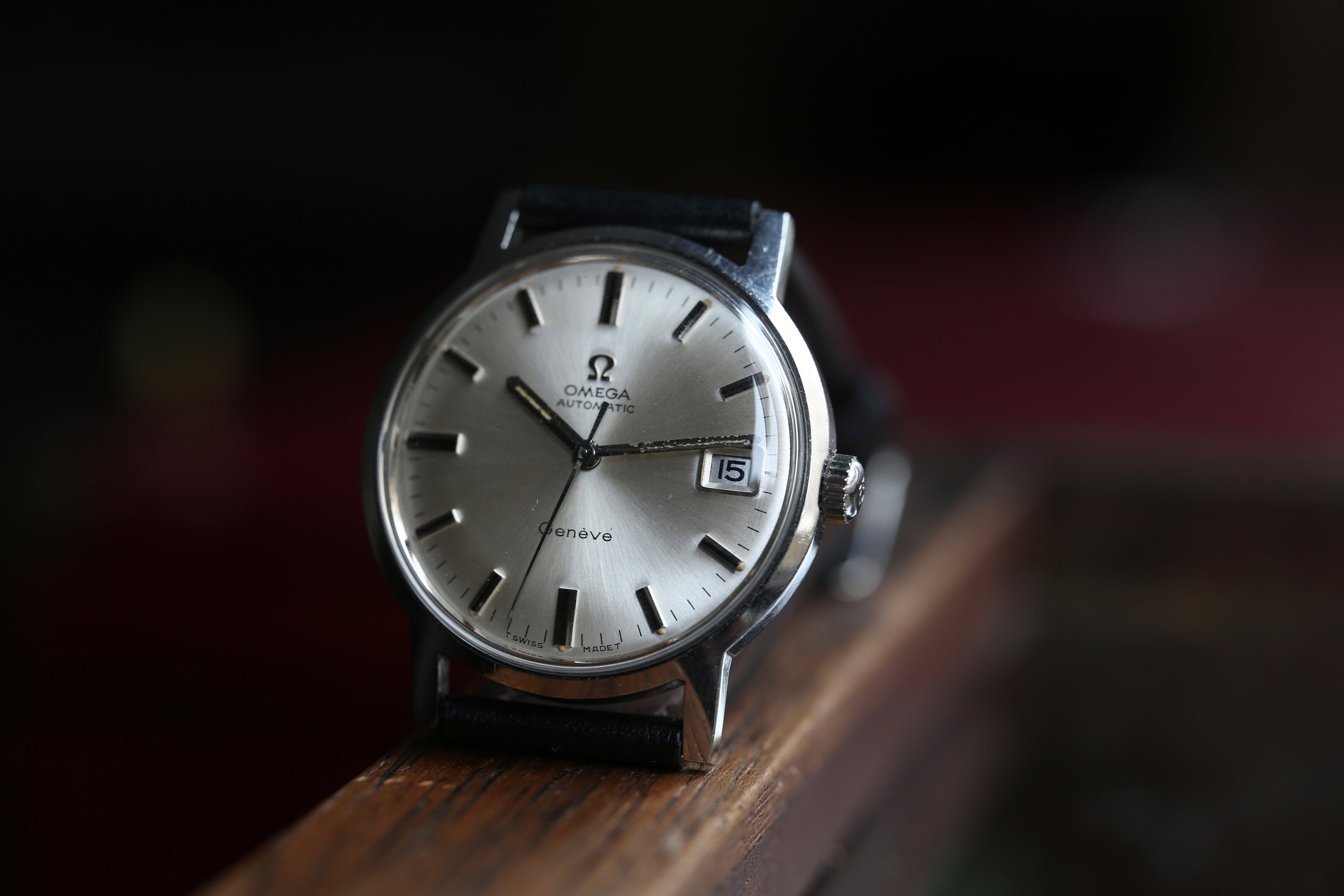 OMEGA】 1970年製 オメガ ジュネーブ デイト シルバーダイヤル 自動
