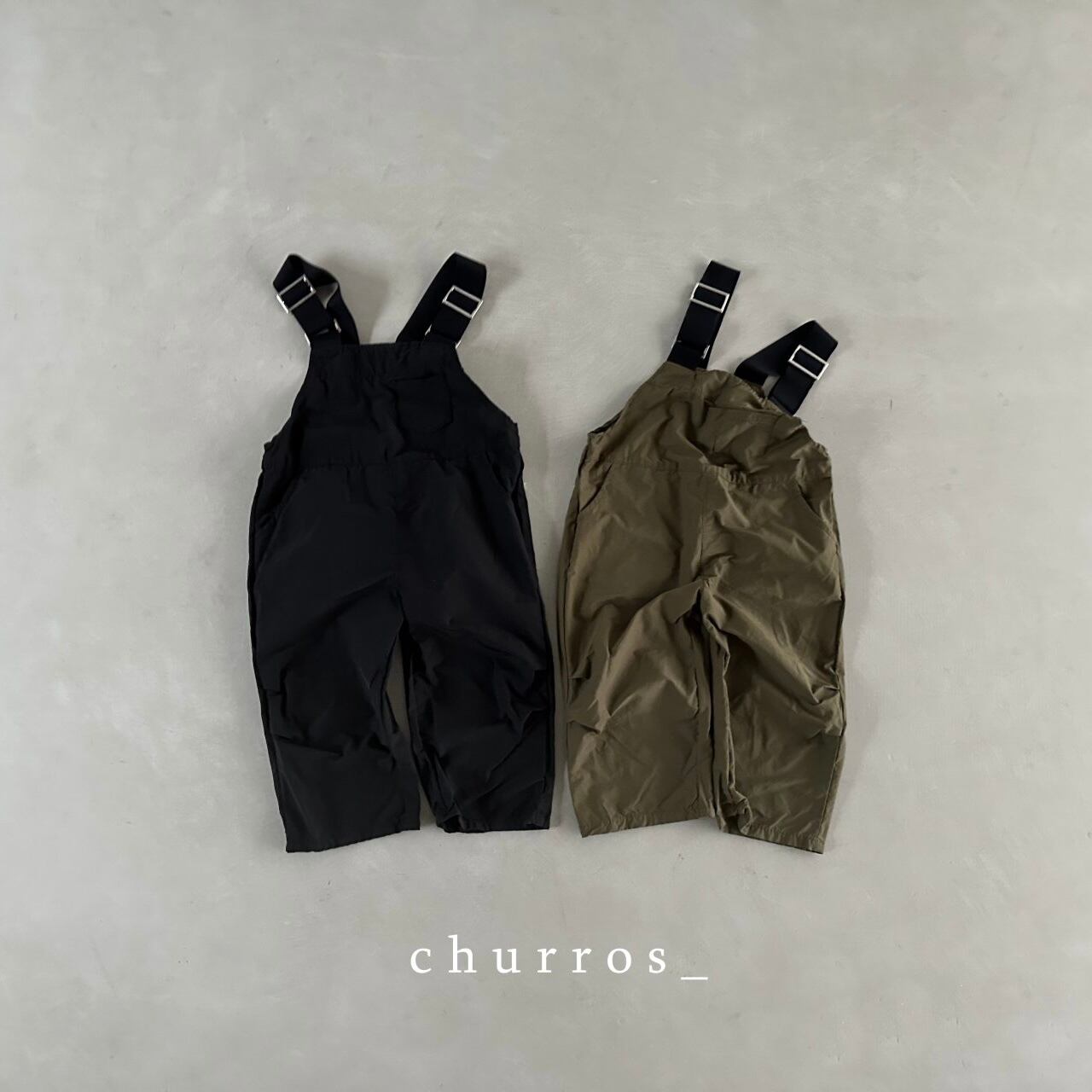 《ラスト1点/ｶｰｷSサイズ》【即納】churros/banding overall