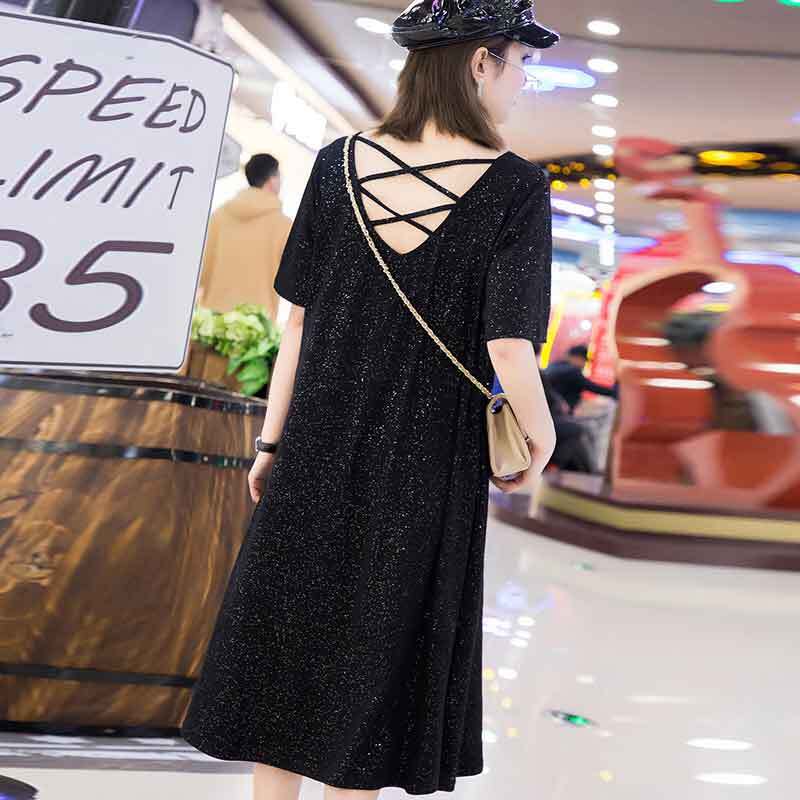 サマードレス スタイル 大きめサイズ 夏物 ミックスインファッション4125671106