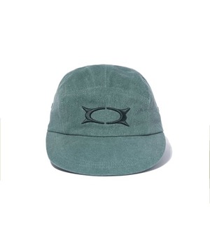 [CRITIC] WORMHOLE LOGO PIGMENT CAMP CAP GREEN