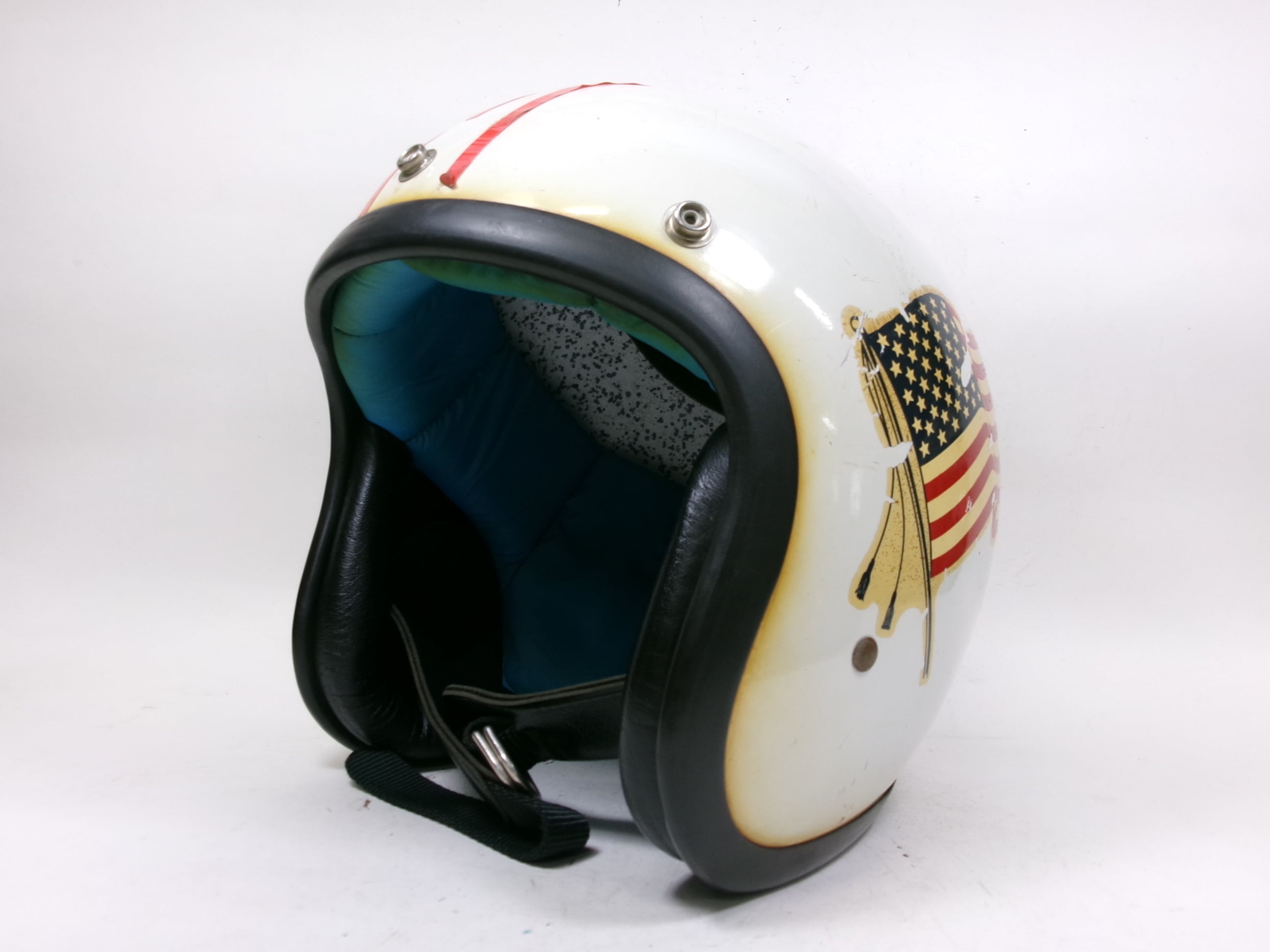 60s BUCO TRAVELER ハーフヘルメット 目深加工済み L ☆ 1968年 60s BUCO TRAVELER ハーフヘルメット 目深加工済み L ☆ 1968年