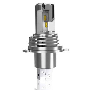 【在庫処分】バイク led h4 ヘッドライト バイク用ledライトh4 Hi/Lo 新車検対応 ZESチップ搭載 30W/1個 ホワイト 6500K バイク 爆光 led h4 一体型 9-36V 12V/24V車対応6000LM LEDバルブ 3年  1個入り (H4（1個セット）)